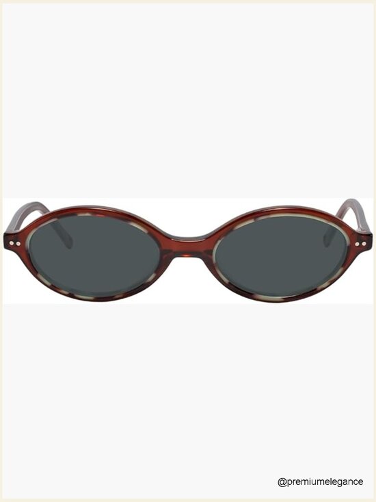 Retro Oval Polarized Sunglasses - UV400 Protection Lightweight Frame main image 4